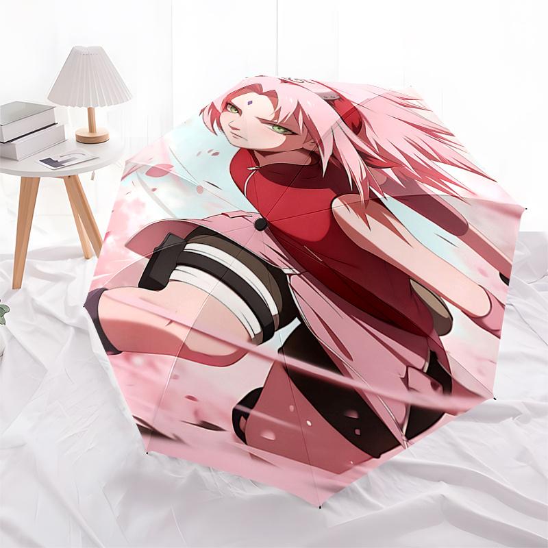 

Naruto Cherry Blossom Rain Umbrella:Automatic Opening/Closing,Foldable Design,Outdoor Use,Festival Gift for Fans and Travelers0104021a