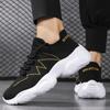 2025 summer new dad shoes socks shoes casual sports shoes breathable heightening socks shoes large size 35-47