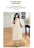 2026 Summer Gentle Style Embroidered Maternity Dress - Elegant, Slimming, and Age-Reducing