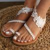 Hollow Lace Beach Sandals Women's 20 New Set Toe Beach Sandals Often