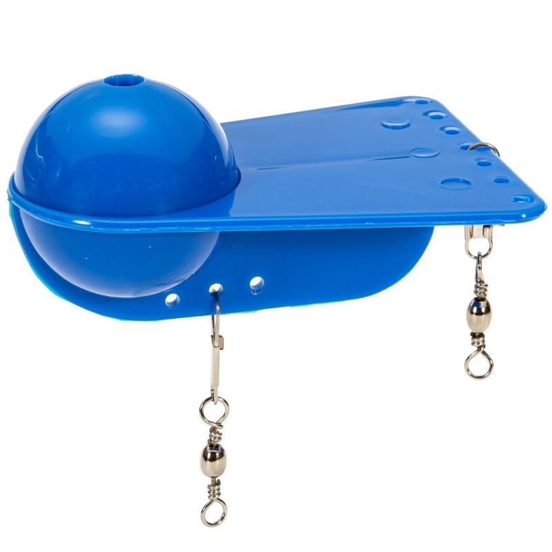 Blue Plastic Shell Diving Board Boat Fishing Deep Sea Fishing Round Belly Sea Trawling Diving Board Wholesale