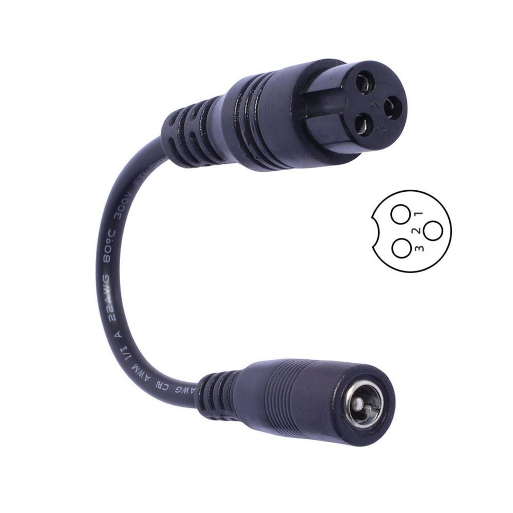 Professional 5.5x2.1mm Female Connectors Adapter Cable Extender Wire Converting to 5525/8016/C13/XLR/M16/12 Output
