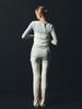 HALF DEVIL US Layered Garter Skirt Shirred Pants_Ivory