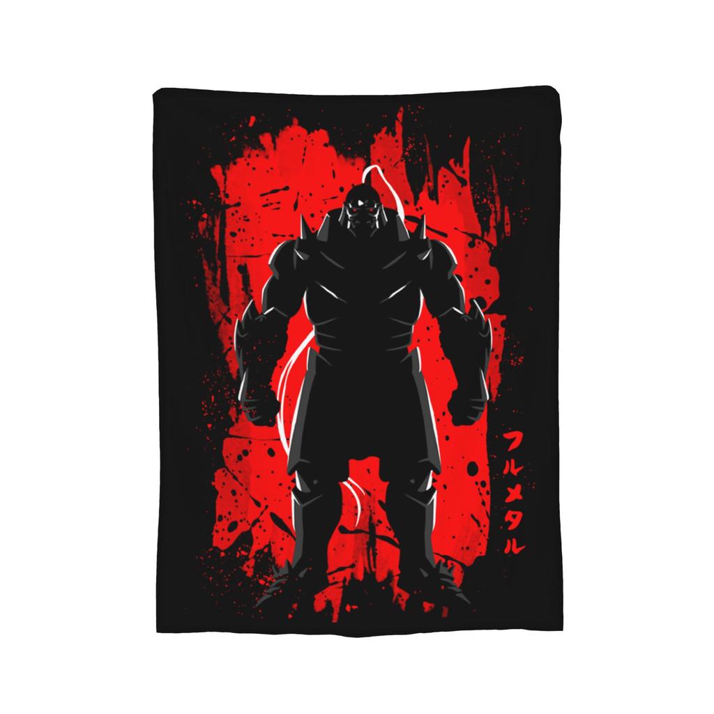 Fullmetal Alchemist Blanket Cover Flannel Anime Manga Warm Throw Blankets for Bedding Couch Bed Rug