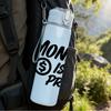 1PC Money Is The Top Priority Text 750ml Color Plastic Sports Water Bottle Leakproof Flip Straw Lid Suitable for Sports Office Home Use