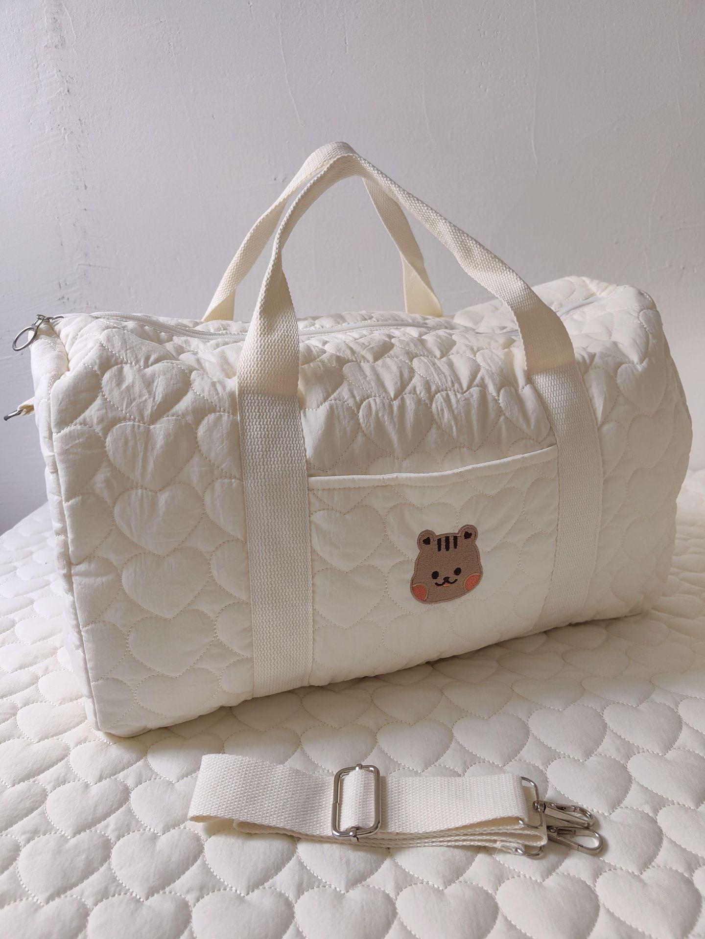 

Korean Version of Large-capacity Mommy Bag, Portable Out Storage Bag, Shoulder Crossbody Mother and Baby Travel Boston Bag