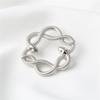 2Pcs 316L Stainless Steel Snake Nipple Rings Punk Industrial Body Piercing Jewelry