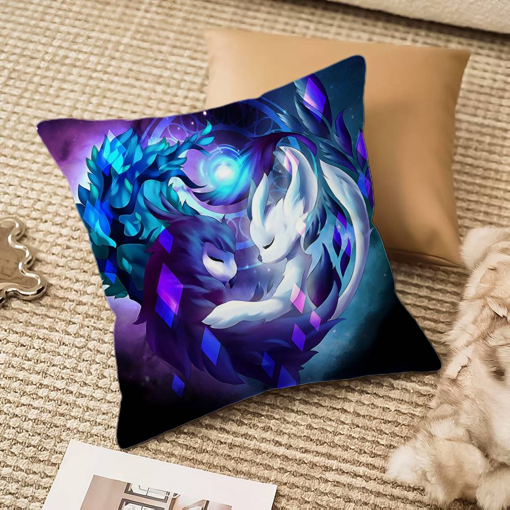 Ori And The Blind Forest Pillow Case Anti-dustmite Invisible Zipper Sofa Bed