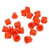 20pcs Flat Fan Spray Tip High Pressure Plastic Agricultural Sprayer Nozzle for Plant Protection Drone Orange