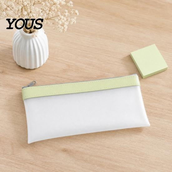 Durable Mesh Pen Holder Clear Pencil Case, Large Transparent Pouch for Girls, Waterproof Quick Access Bag Stationery High School Students, Cosmetics