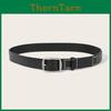 Punk Rock Belt For Men With Aluminum Alloy Buckle And Rivet Decor For Fashion Jeans
