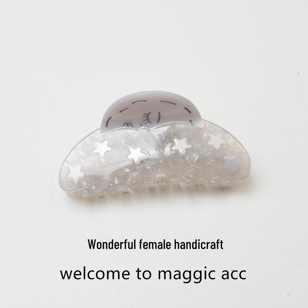 Evropská a americká sponka do vlasů Šnek Slunečnice Andělské vlasy - Acetátová dámská žabka Vlasový doplněk