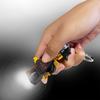 LEGO's iconic LED flashlight keychain. An iconic fan item. Kids' novelty toy. 76mm figure. Includes 2 CR2025 batteries. Black, One Size, Keychain Ligh