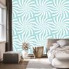 Hippie Wallpaper Background Celadon and White for Living Room and Bedroom 50x1000