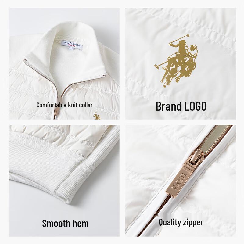 U.S. Polo Assn. Women's Stand Collar Duck Down Vest