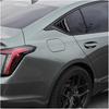 2PCS Car Rear Window Shutter Cover Trim Compatible For Cadillac CT5 Louver Side Vent Accessories(Gloss Black)