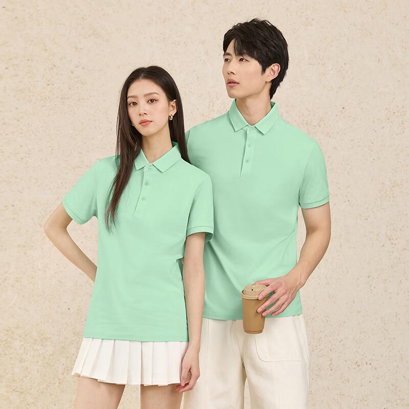 Camisa Polo de Manga Corta de Negocios Unisex Teluoman
