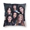 Kpop Style Babymonsters Group Pillowcase Soft Polyester Cushion Cover Decor Pillow Case Cover Home Square 18''