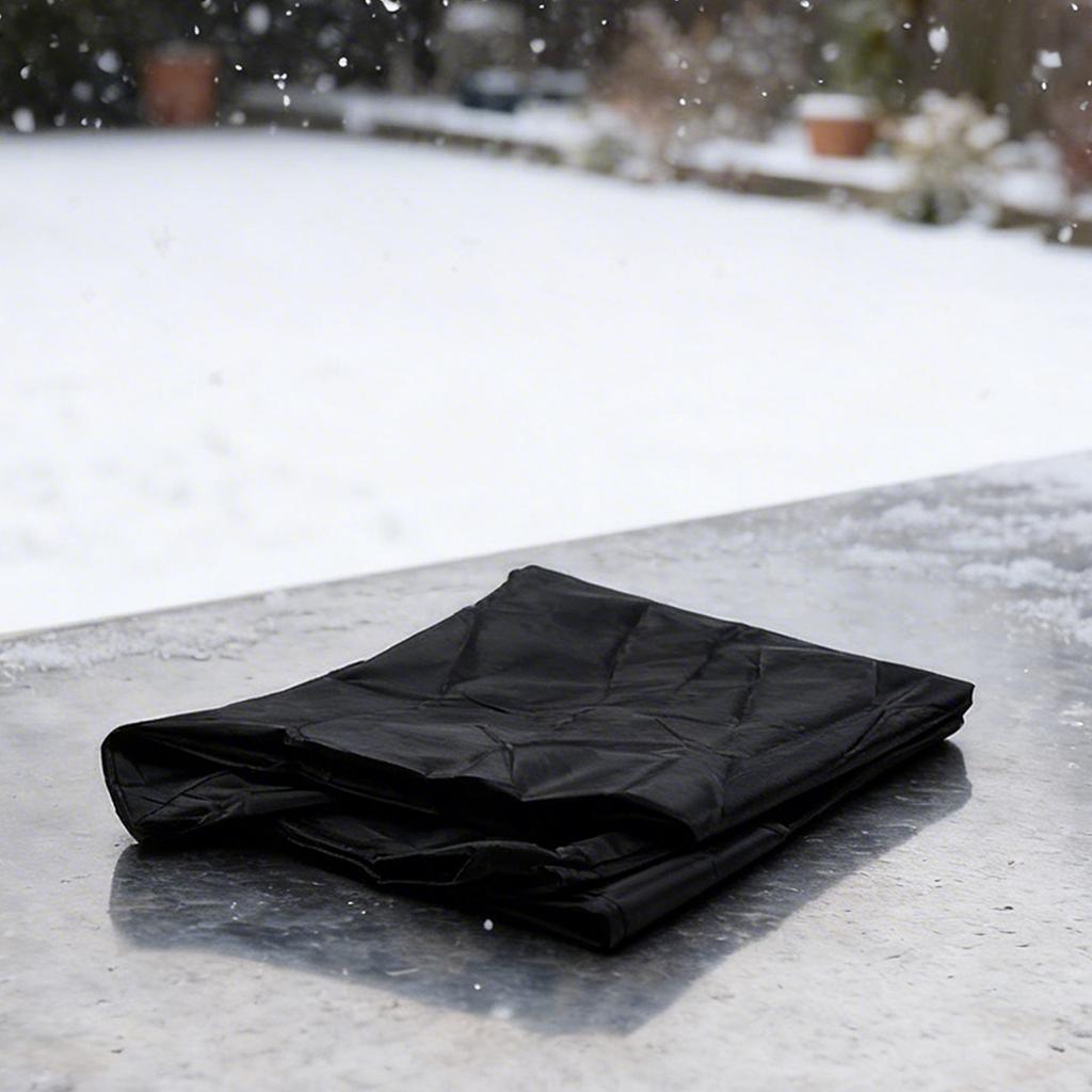 Heavy Duty Protective Cover for Electric Snow Blowers with Waterproof Strips Drawstring Closure and Elastic Buckle