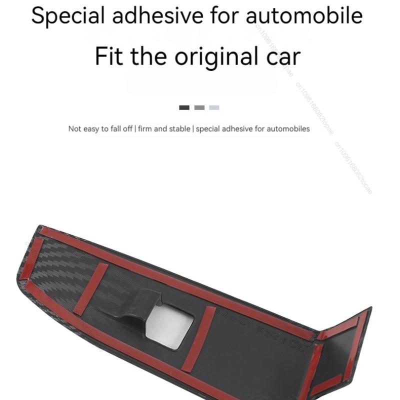 For BMW 5 Series I5 525 530i 2024 2025 Interior ABS Carbon Fiber Window Lift Switch Cover Trim Ide Armrest Frame Trim