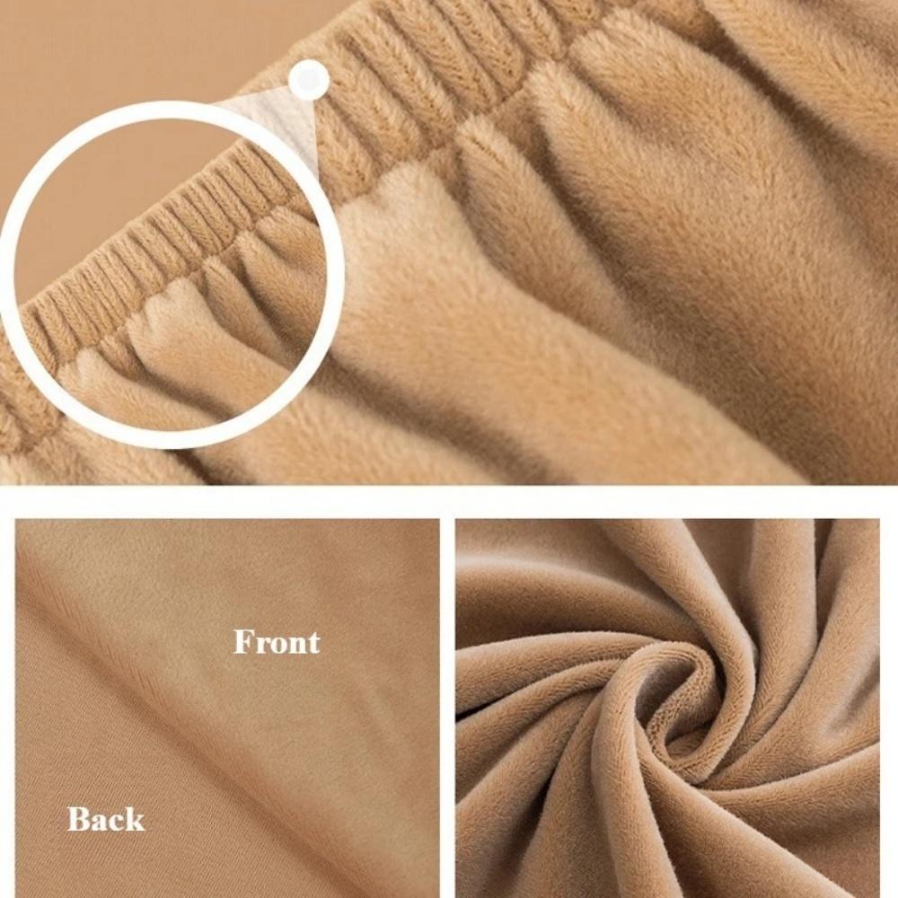 1PC Elastic Velvet Stool Cover Bar Round Swivel Chair Cover Anti-dirty Universal Stool Cover Coffee Shop Stool Cover