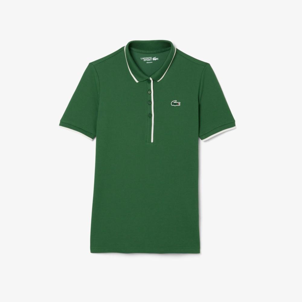 [lacoste] Women's Tennis Heritage Tipped Polo Shirt PF8603-55NYRR
