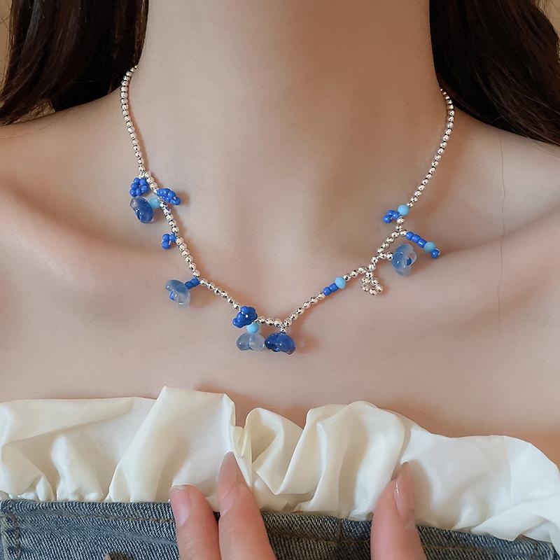 Collana con Perline per Clavicola Resort Bohemien - Accessorio di Moda di Lusso Leggero di Alta Gamma