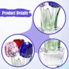 Crystal Craft Ornament Simple Style Desktop Living Room Decoration Flower Gifts