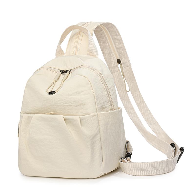 Unifarbener wasserabweisender Rucksack Multifunktionale Brusttasche Umhängetasche