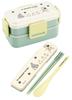 Skater Bento Box, 2-Tier, 600ml, for Women, Made in Japan, with a Soft Dome-Shaped Lid, Dishwasher and Microwave Safe, Ghibli, My Neighbor Totoro