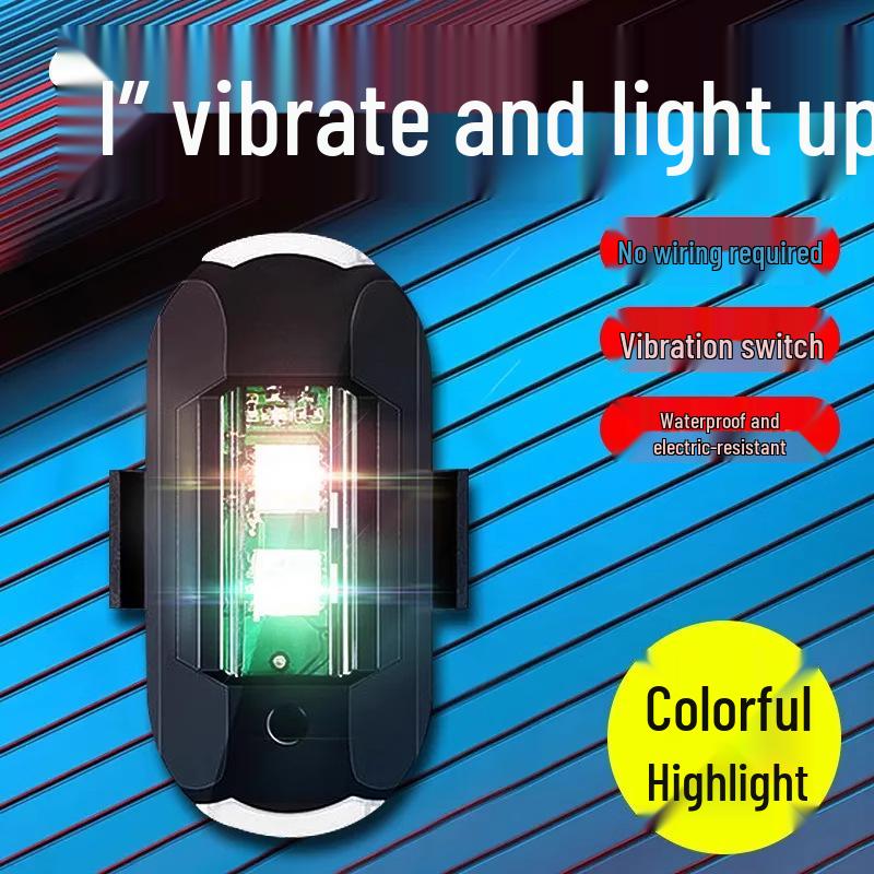 

Universal Motorcycle & Airplane Navigation Strobe Light - Newbie Special: $0.01 Motorcycle Strobe Light - Vibration Sensor - 1pc