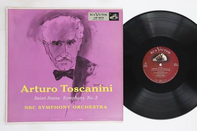 LP Record ARTURO TOSCANINI NBC SYMPHONY ORCH San Saens Symphony No. 3 In C Minor LM1874 RCA Victor Red 1955 US Classical Used