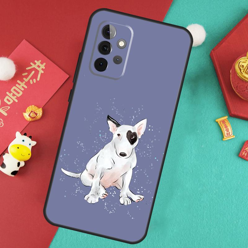English Bull Terrier Dog Case For Samsung Galaxy A56 A36 A26 A16 A06 A13 A33 A53 A15 A35 A55 A34 A54 A12 A32 A52 A17