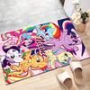 Custom My Little Pony Mat Personalized Name, Polyester Washable Indoor Entryway Rug, Gift for Christmas, Easter, Thanksgiving Day
