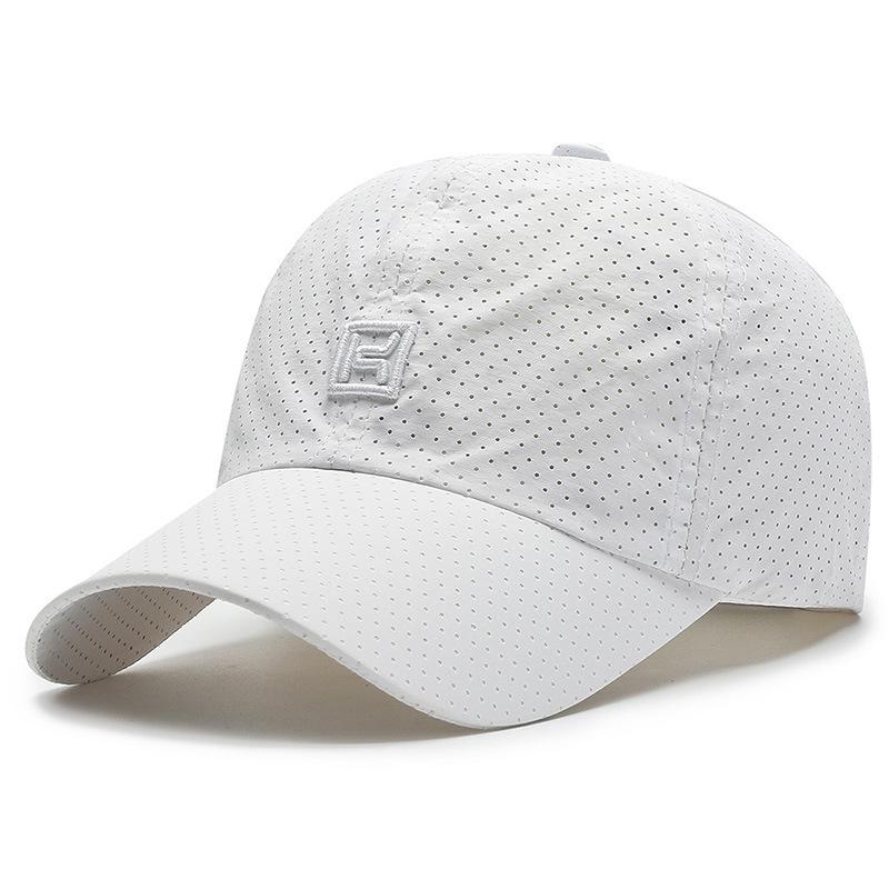 

Kerry Embroidered Outdoor Men s Duckbill Cap - Sporty Letter Design Adjustable білий