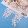 White Hollow Embroidery Flower Accessories Bridal Dress Children'S Princess Dress Hanfu Decorative Lace Clothing Accessories