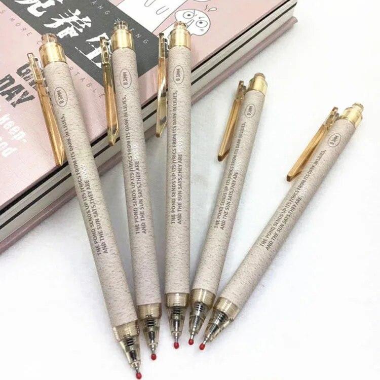 5 Piece School Supplies Stationery Cute Creative Fresh Press Office Gel Pen