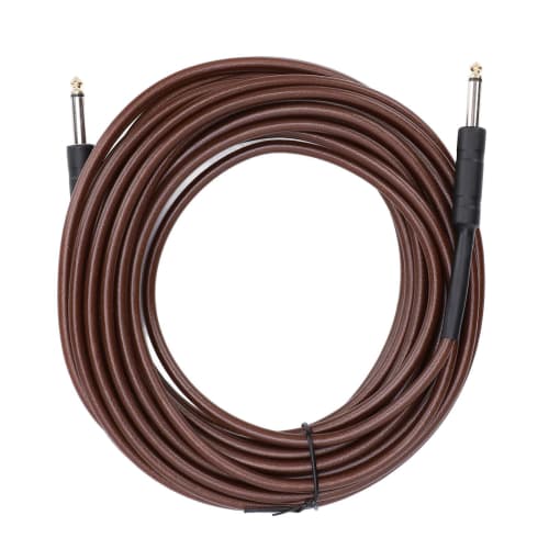 Guitar Cable, Flexible Coaxial Instrument Cord with Noise Reduction for Bass Amplifier Keyboard Music Studio (10m / 32.8ft)