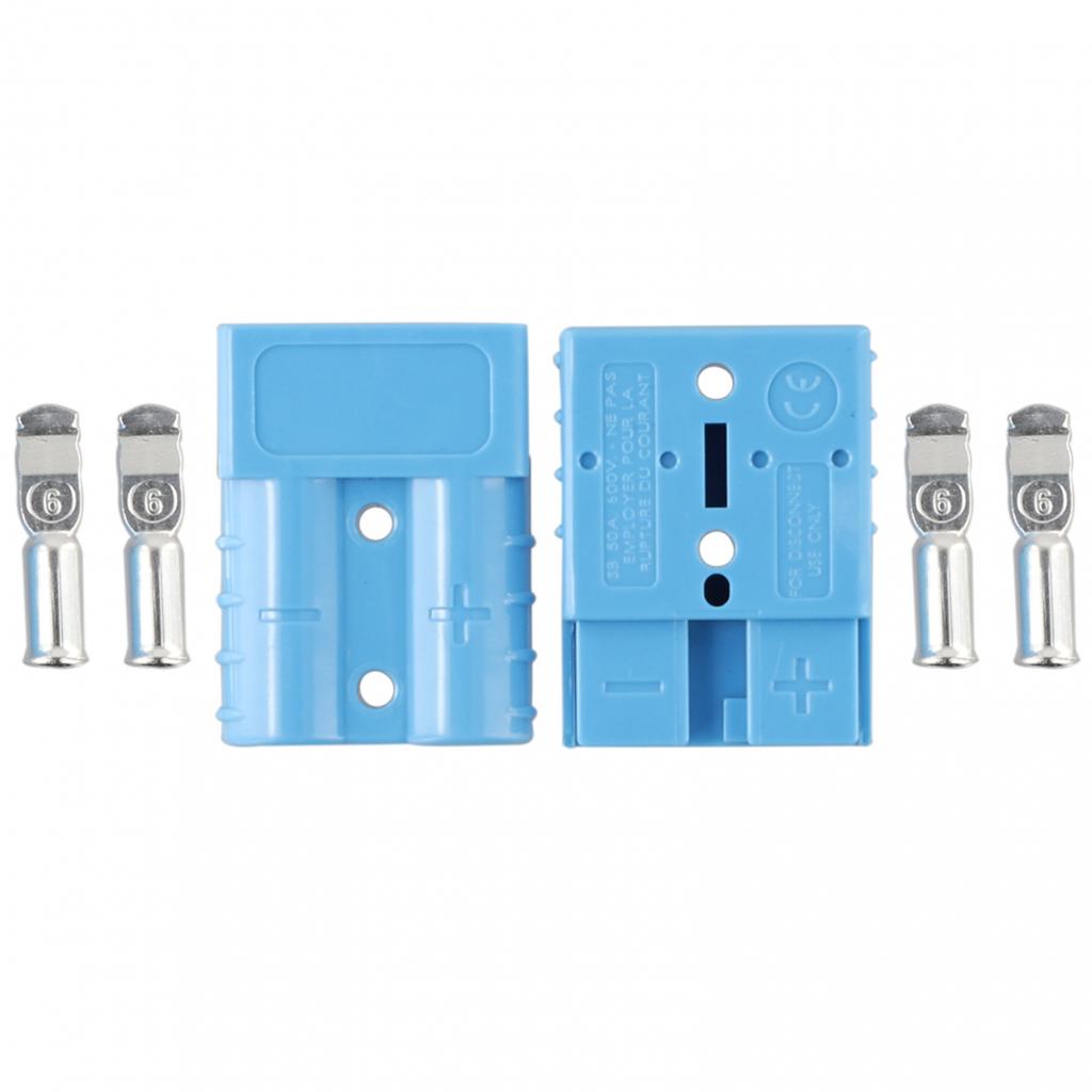 Værbestandig 50A 6AWG For Anderson-stil kontakter For 12V/24V DC verktøy