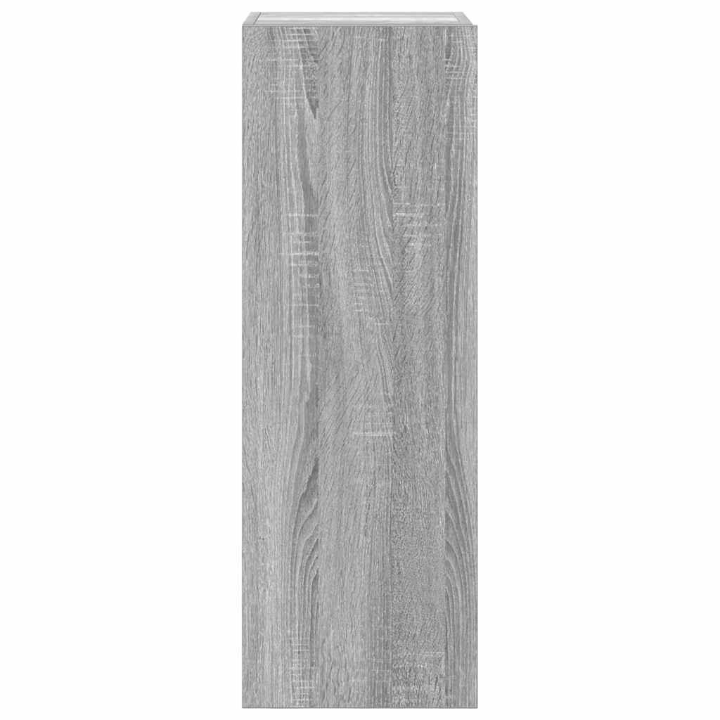 3 Piece TV Cabinet Set Gray Sonoma Particleboard
