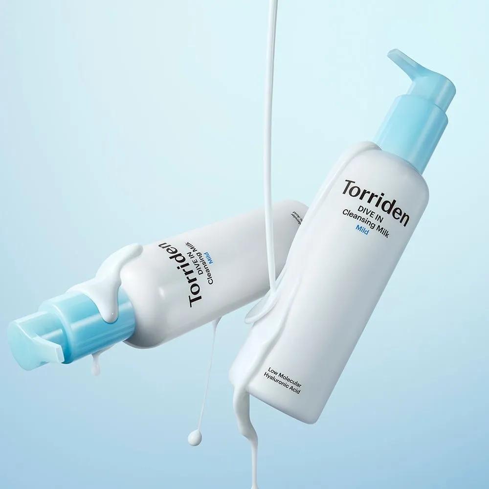 [Pack of 2] TORRIDEN Dive-in Low Molecular Weight Hyaluronic Acid Cleansing Milk 200ml