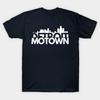 Asian Size Cotton Unisex Tshirt Print T-shirt Detroit Motown T-shirt No-Cut Print Regular Fit