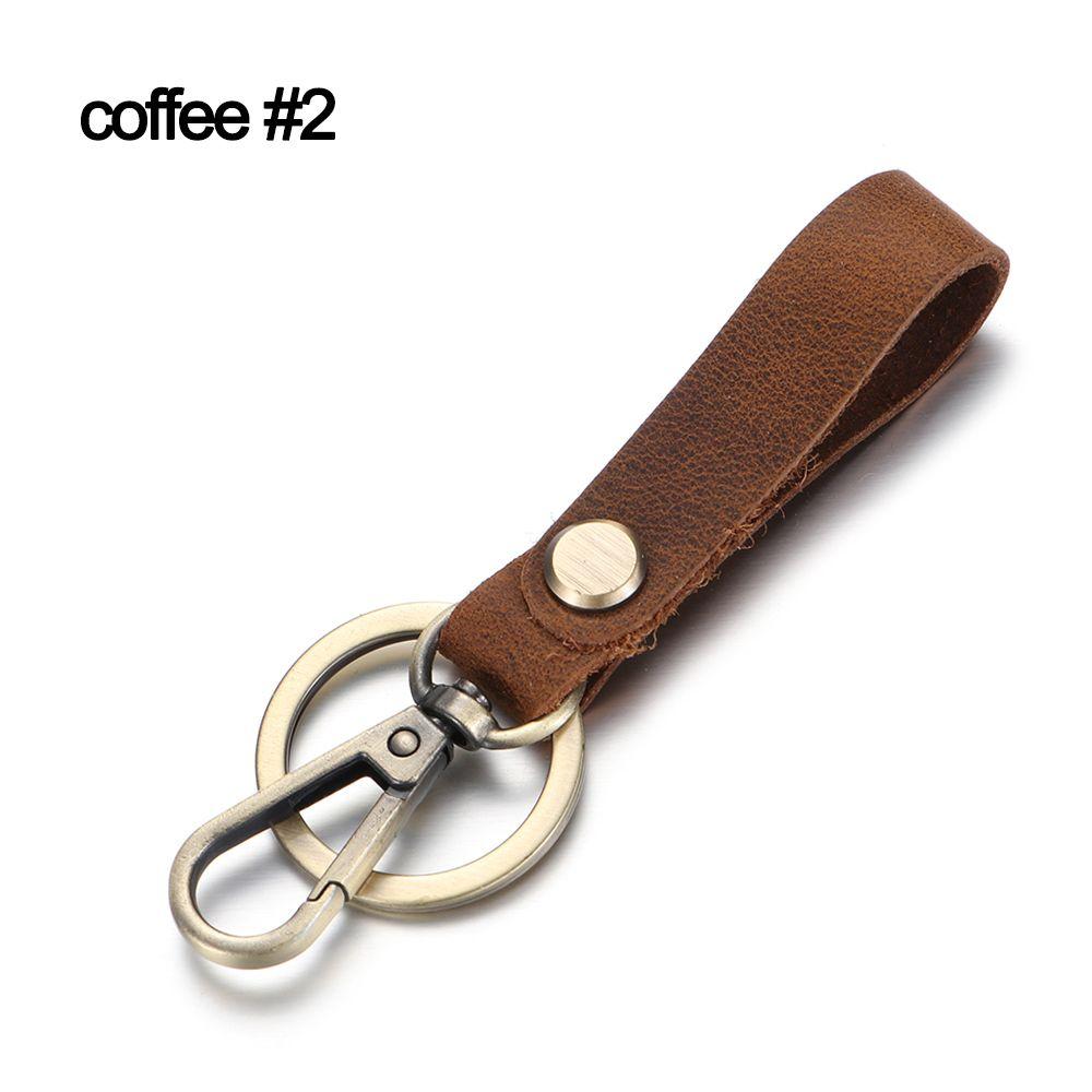 New Gift For Him Friendship Gift Car Key Ring Accessories Bag Pendant Leather Keychain
