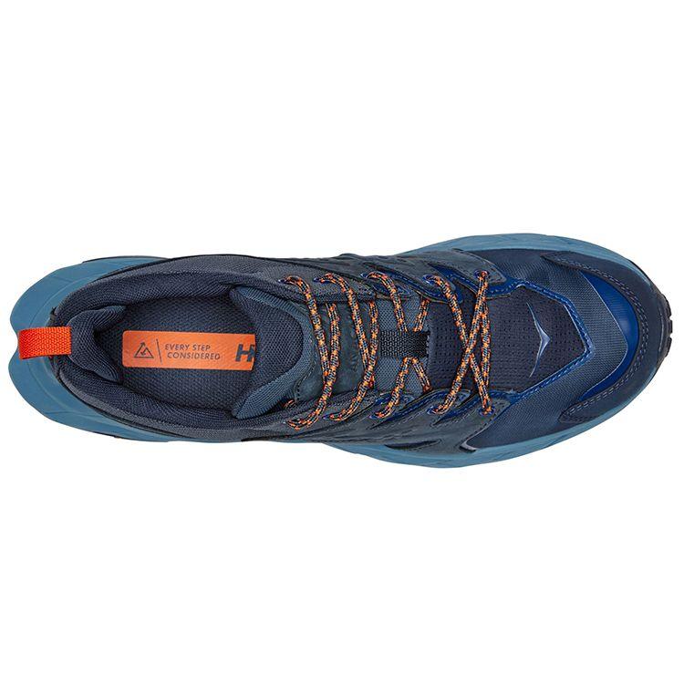 HOKA Anacapa Low GORE-TEX Outer Space Mountain Spring Men Sneakers Blue 1122017-OSMS