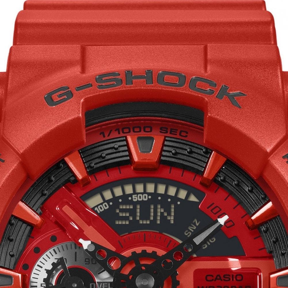 Casio G Shock G Shock Iconic Red Series Ga 110rrb 4ajf