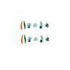 24 Pezzi/Set Unghie Veloci Trifoglio Cuore Cappello Cartone Animato Unghie Finte Adesivo Indossabili Impermeabile Manicure Unghie Finite