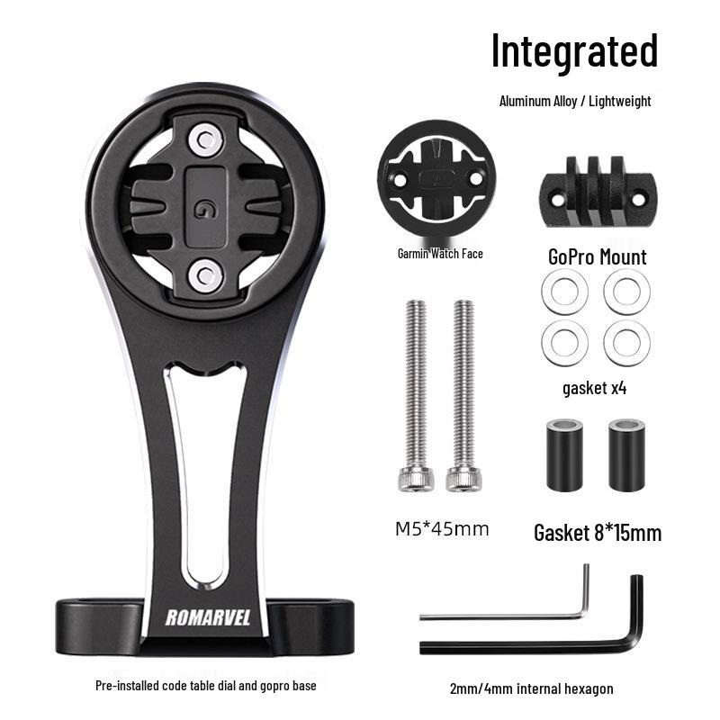 

Aluminum Bike Computer Mount for Mid-Handlebar Stem No Specification