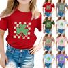 St. Patrick's Day Toddler Girl Boy T-Shirts Kids Top Boys And Girls Printed Short Sleeved T-shirt