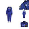 Astronaut Halloween Costume For Kids Polyester Space Suit For Cosplay And Parties