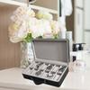 Watch Box Organizer 2/8/12 Slot Watch Case for Men Women Luxury Watch Display Showcase Leather Jewelry Storage Holder